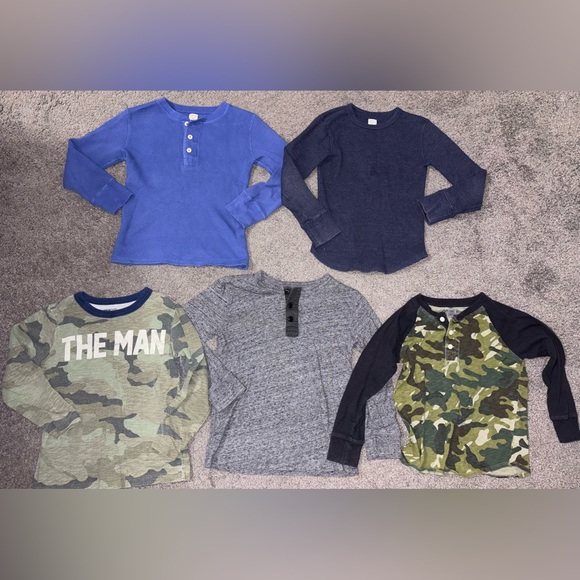 Crewcuts Other - Kids Long Sleeve Shirt Set - Bundle of 5 Crewcuts Boys Long Sleeve (Size 4/5)